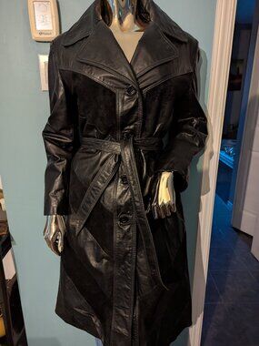 Vintage Pacific leather coat Made in Canada